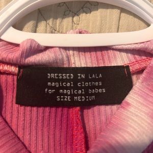 Dressed in Lala Ozzy Dress Pink Tie Dye, oversized, like new, size medium.